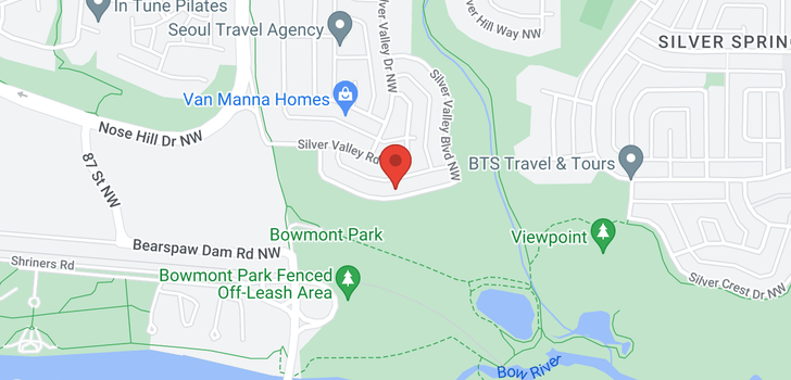map of 331 SILVER VALLEY Boulevard NW